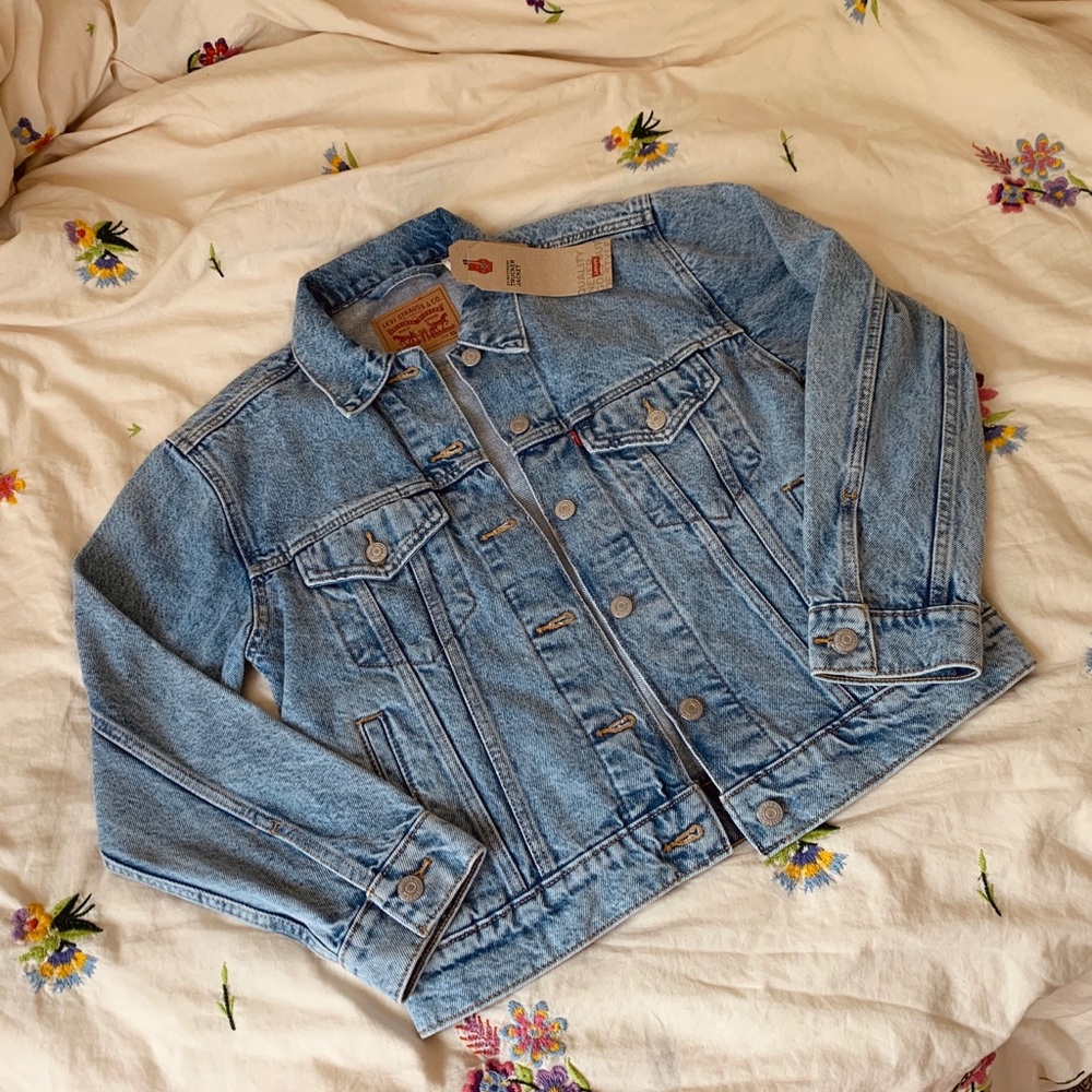NWT Levi's Ex-Boyfriend Trucker Denim Jacket